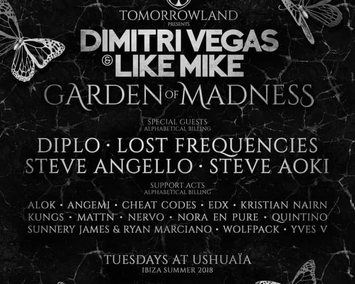 Tomorrowland presents Dimitri Vegas & Like Mike - Garden Of Madness tickets