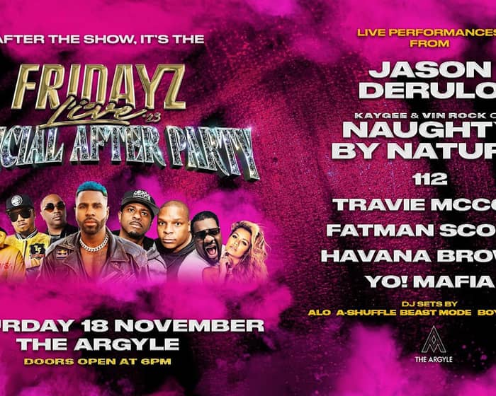 Fridayz Live Official After Party tickets
