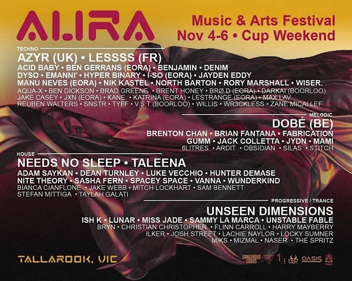 AURA Music and Arts Festival tickets
