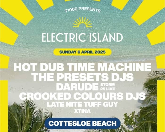 Electric Island Perth: Sunday tickets