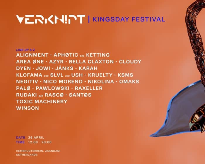 Verknipt Kingsday Festival 2025 tickets