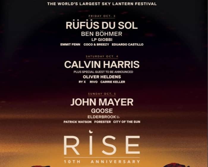 RISE Festival 2025 tickets