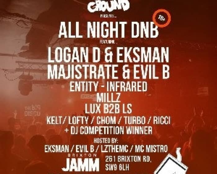 Homeground presents: All night DNB tickets