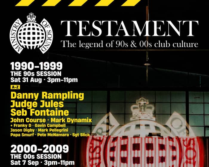 Ministry of Sound: Testament | Melbourne tickets