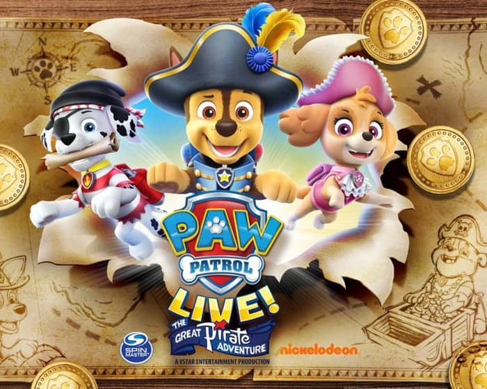 PAW Patrol Live! The Great Pirate Adventure events