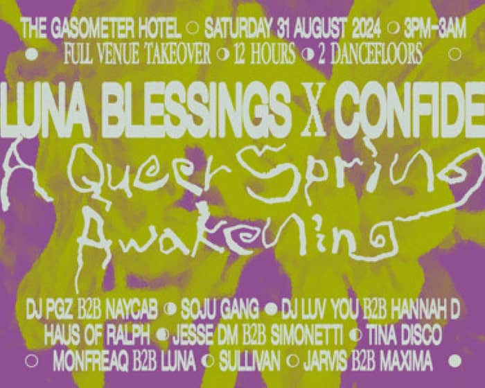 LUNA Blessings × CONFIDE pres. A Queer Spring Awakening tickets