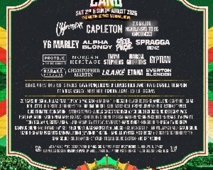 Reggae Land 2025 tickets