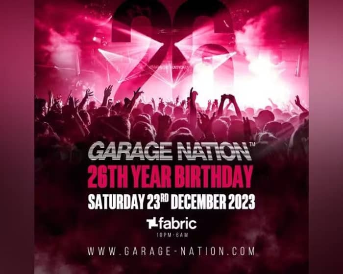 Garage Nation 26th Year Birthday tickets