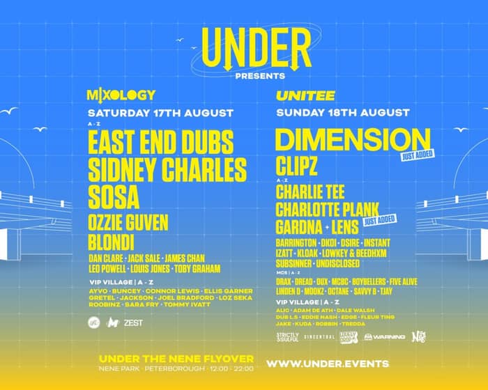 Under Event Series - August 2024 Weekender tickets