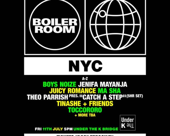 Boiler Room: NYC | Friday tickets