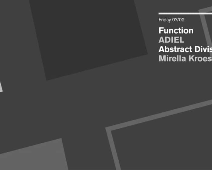 Shelter; Function, Adiel, Abstract Division, Mirella Kroes tickets