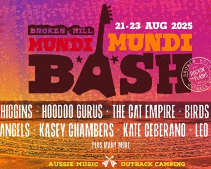 Broken Hill Mundi Mundi Bash tickets