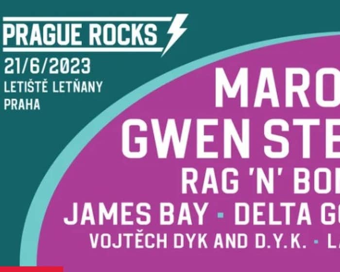 Prague Rocks: Maroon 5, Gwen Stefani, Rag'n'Bone Man & others tickets