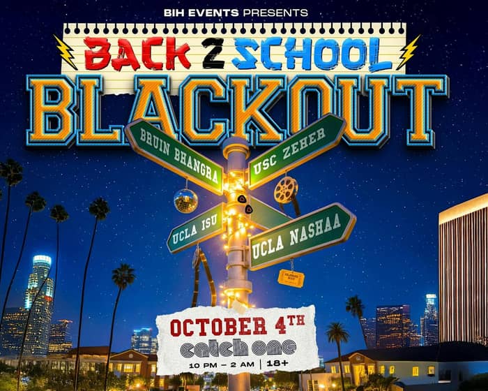 BACK TO SCHOOL Bollywood Blackout Party tickets