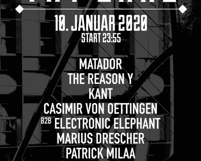 Try Land with Matador, The Reason Y, Kant, Casimir von Oettingen, Electronic Elephant and More tickets