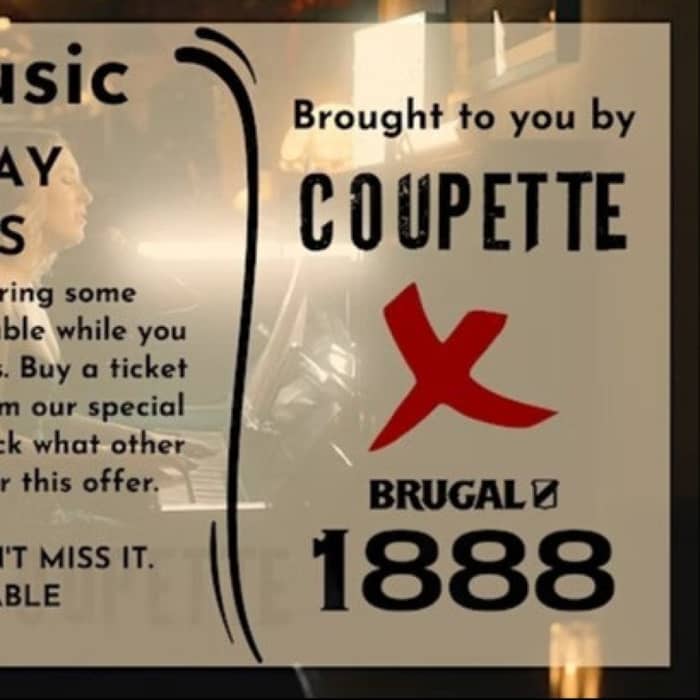 Live Music Voucher with Brugal 1888 events