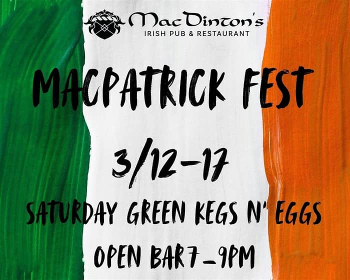 MacDinton's Irish Pub events
