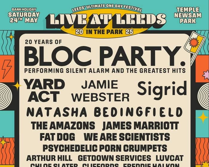 Live at Leeds 2025 tickets