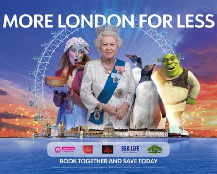 Merlin’s Magical London: 5 Attractions In 1: Madame Tussauds & London Eye & London Dungeon & Shrek’s Adventure! & Sea Life tickets