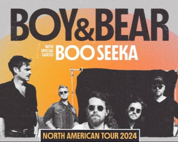 Boy & Bear tickets