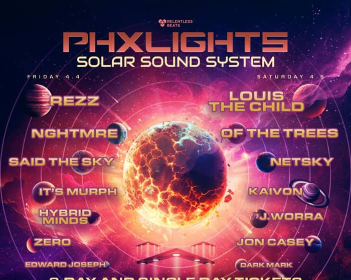 PHXLIGHTS: Solar Sound System tickets