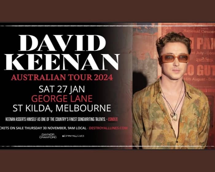 David Keenan tickets