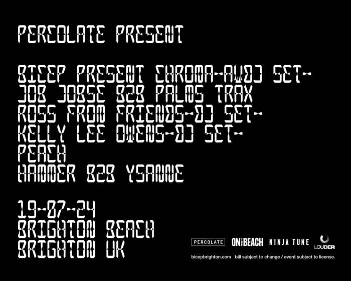 On The Beach 2024 - Bicep tickets