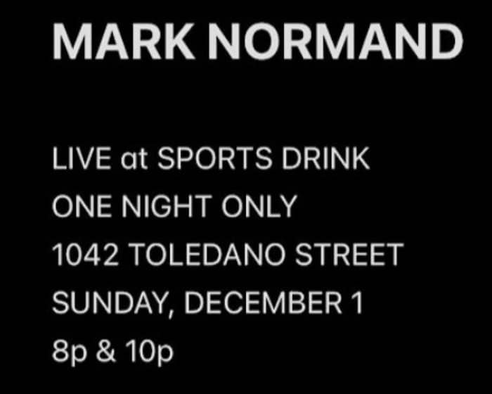 Mark Normand tickets