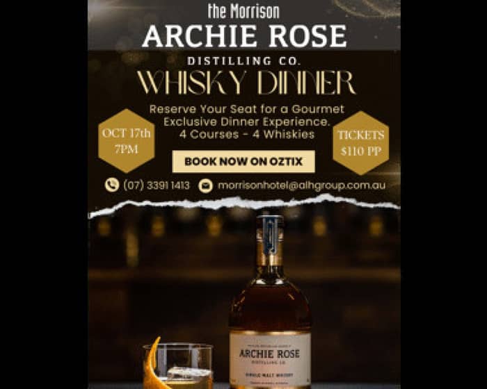 Archie Rose Whisky Dinner tickets