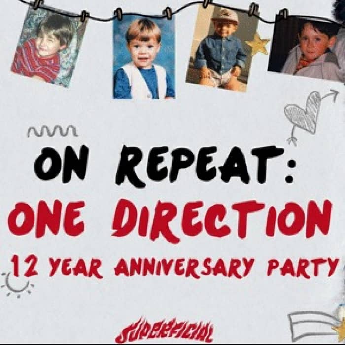 One Direction 12 Year Anniversary Party events