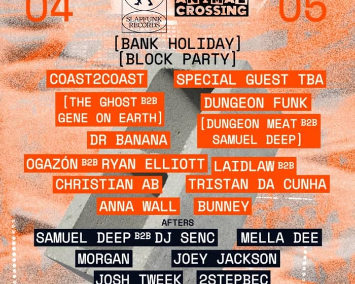 The Bank Holiday Block Party tickets