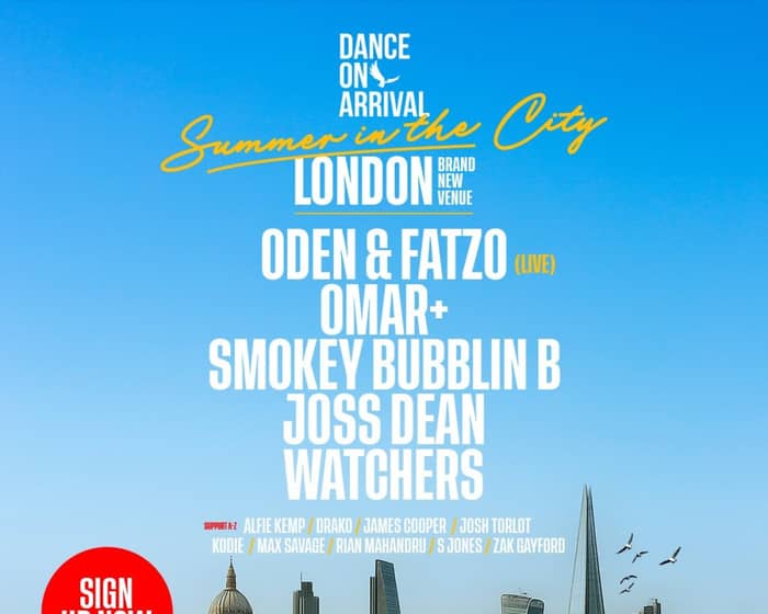 Dance On Arrival - Summer In The City! tickets
