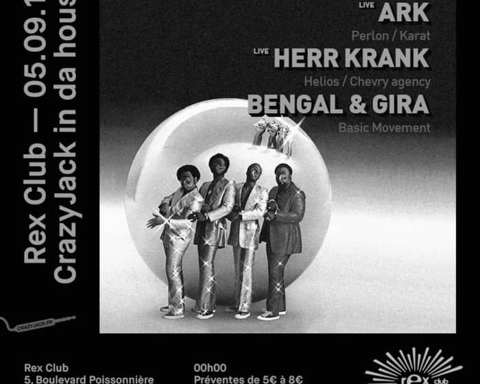 Crazyjack In Da House: Ark Live, Herr Krank Live, Bengal & Gira tickets