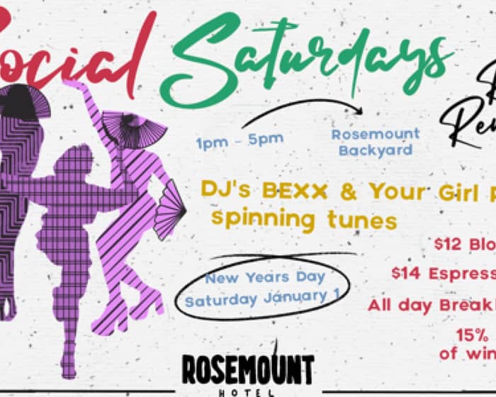 SOCIAL Saturdays ~Rescue Remedy ~ New Years Day tickets