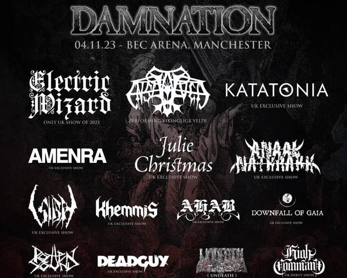 Damnation Festival tickets