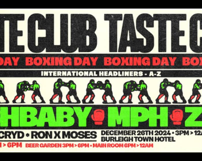 Taste Club - Boxing Day tickets