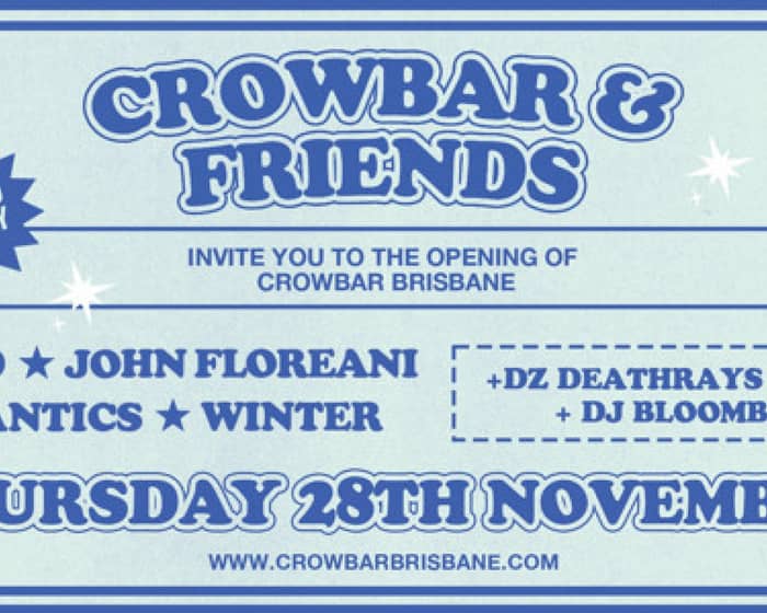 Crowbar Brisbane events