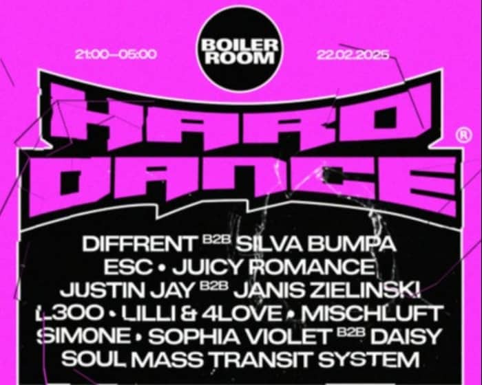 Boiler Room Hard Dance: Heidelberg tickets