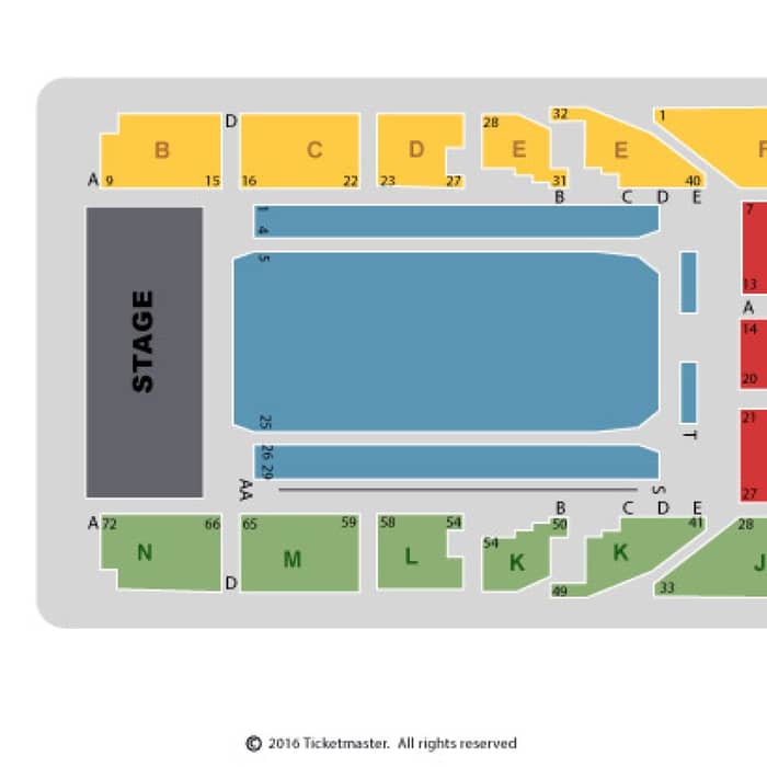 Cadogan Hall seat map