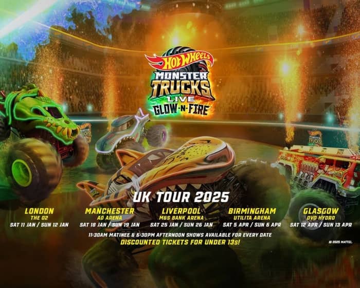 Hot Wheels Monster Trucks Live: Glow-N-Fire tickets