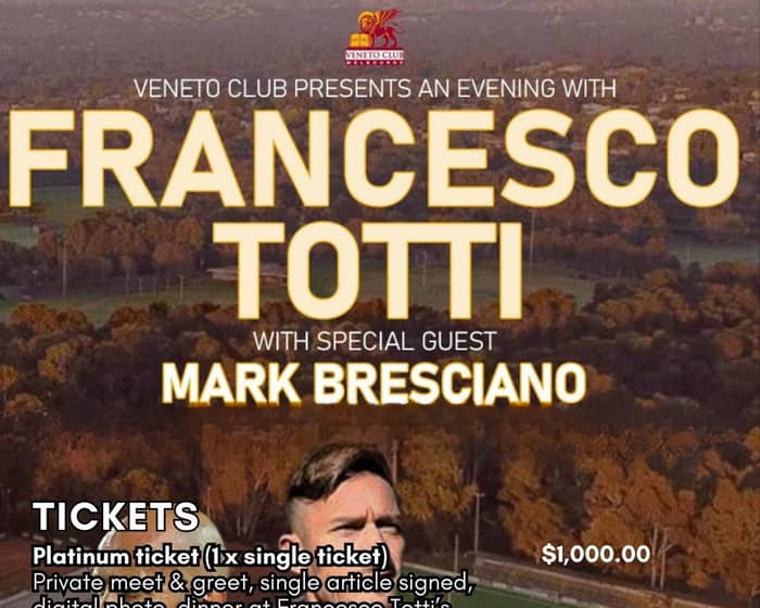 Francesco Totti tickets