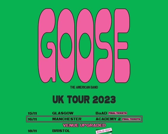 Goose tickets