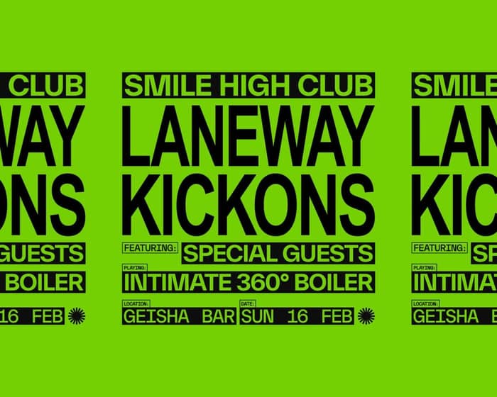 LANEWAY KICKONS tickets