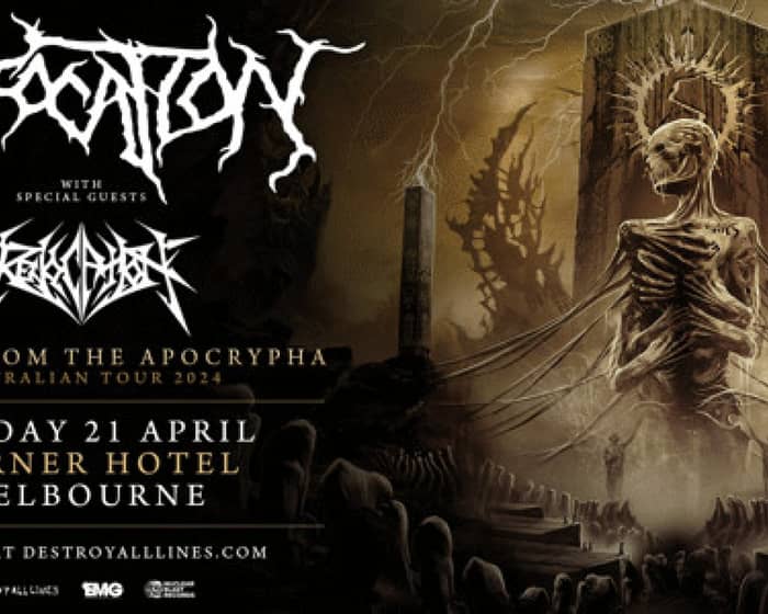 Suffocation 'Hymns From The Apocrypha' Australia and New Zealand Tour 2024 tickets