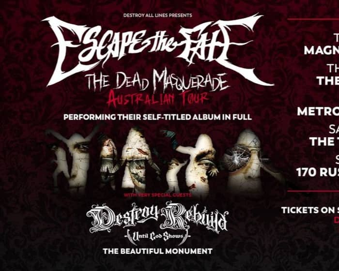 Escape The Fate - The Dead Masquerade tickets