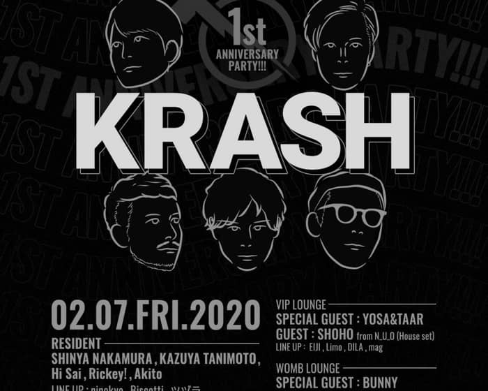 Krash 1ST Anniversary Party tickets