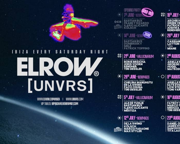 Elrow Ibiza tickets