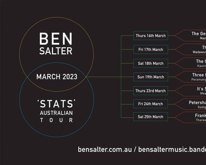 Ben Salter - Stats Tour tickets