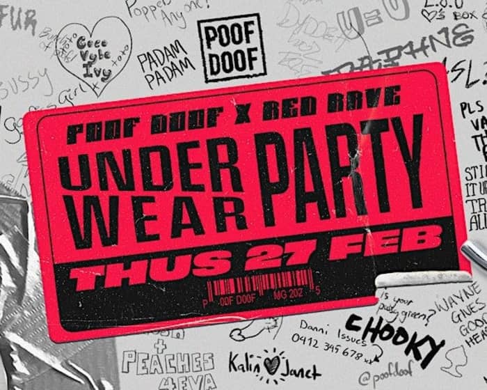 Underwear Party - POOF DOOF tickets