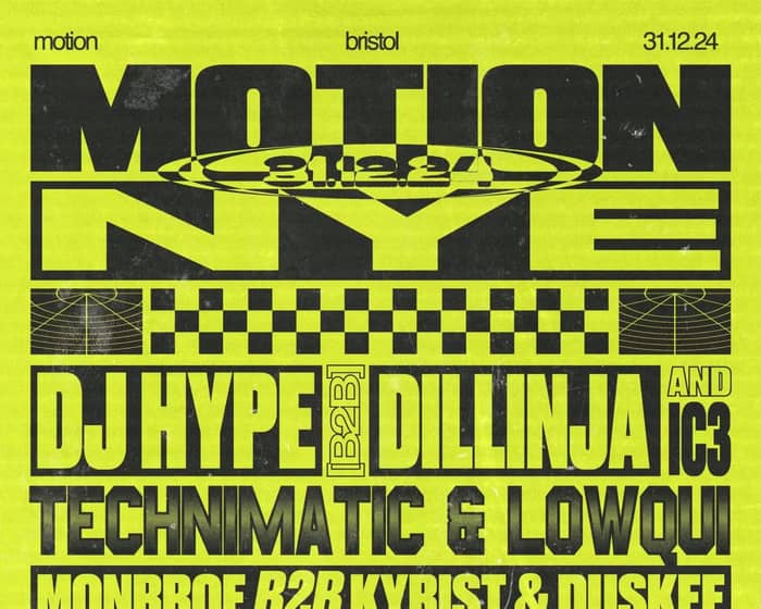 Motion Presents - NYE with DJ Hype, Dillinja, Monrroe ++ tickets